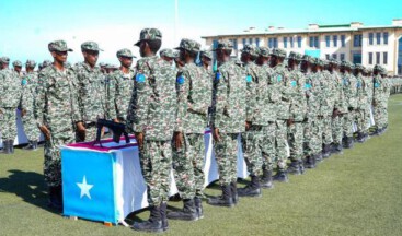 Somali Türk Askerî Eğitim Üssü’nde yemin töreni
