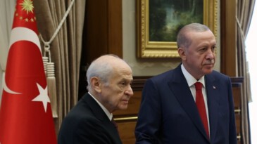 Devletin başında toplantı: Devlet Bahçeli ve Cumhurbaşkanı Erdoğan bir arada