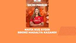 Nafia Kuş Aydın bronz madalya kazandı