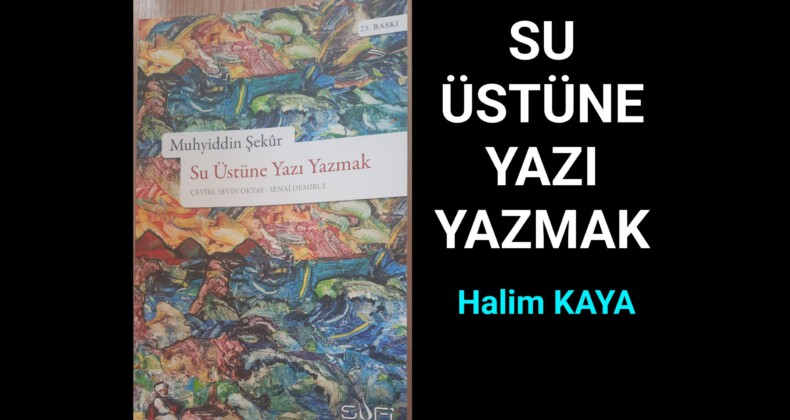 SU ÜSTÜNE YAZI YAZMAK