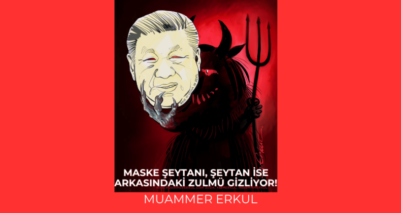 Muammer Erkul Çin malı maskenin arkasındaki iblisi çizdi