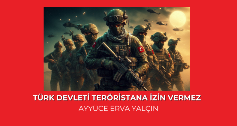 Türk Devleti teröristana izin vermez